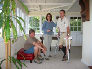 Showing Property with My Broken Leg, Summer 2004